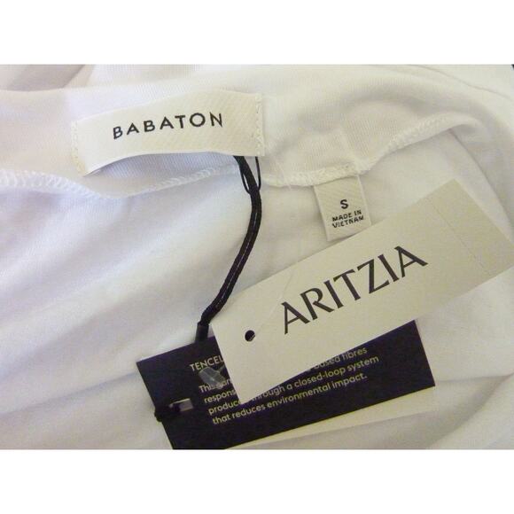 NWT Babaton Gallery Top Drapey Jersey Off Shoulder Size SP - Picture 5 of 6